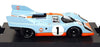 Brumm 1/43 Scale R221B - Porsche 917K Gulf #1 2nd 1000Km Monza 1971