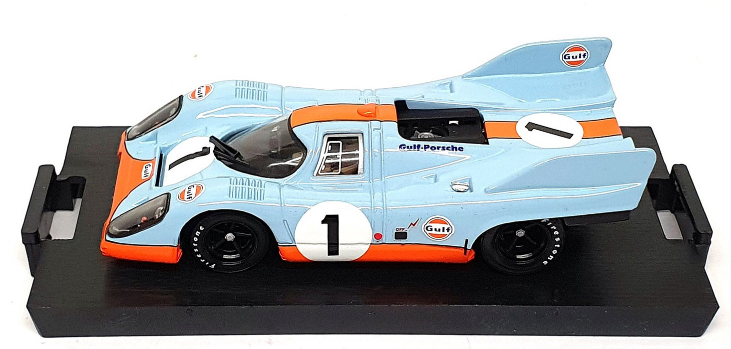 Brumm 1/43 Scale R221B - Porsche 917K Gulf #1 2nd 1000Km Monza 1971