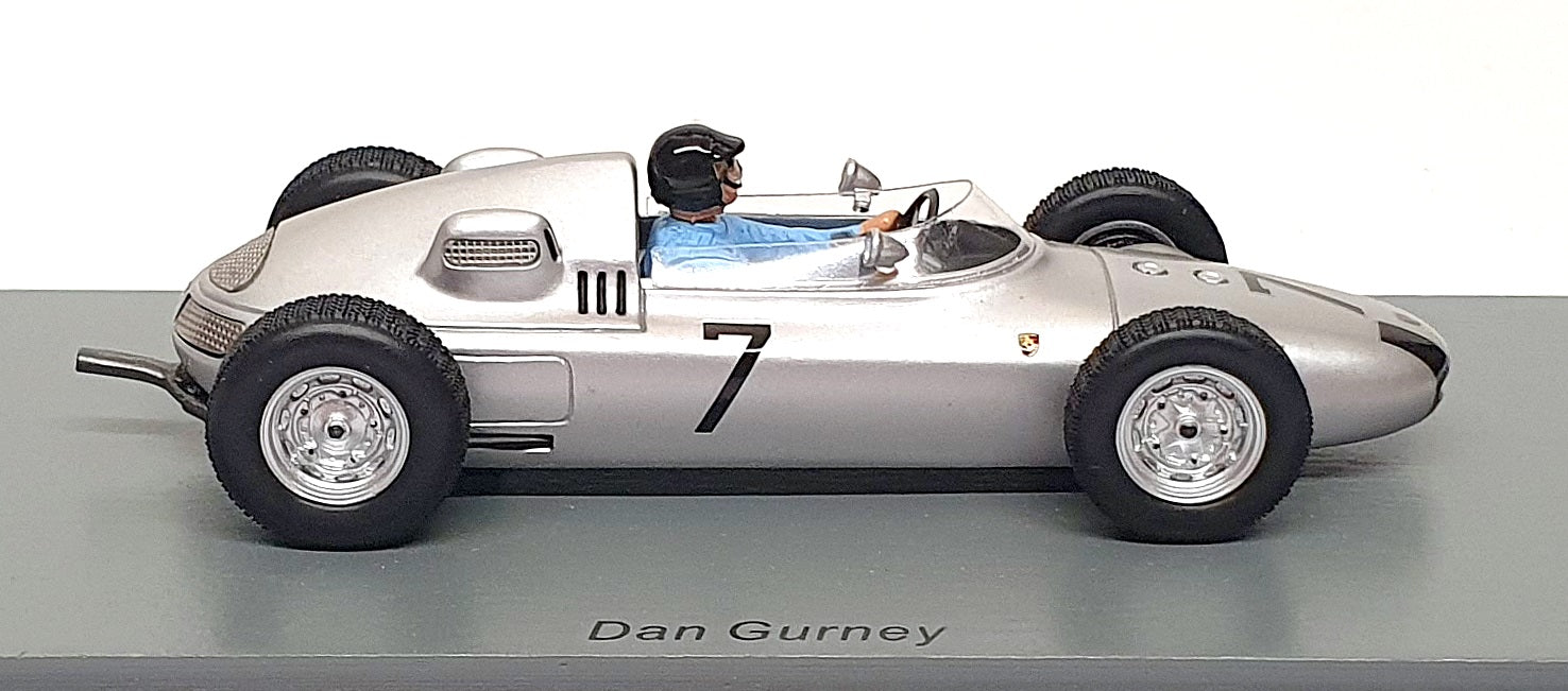 Spark 1/43 Scale S1947 - F1 Porsche 787 #7 Dutch GP 1961 Dan Gurney