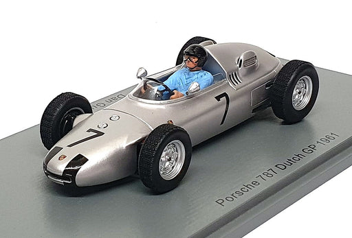 Spark 1/43 Scale S1947 - F1 Porsche 787 #7 Dutch GP 1961 Dan Gurney