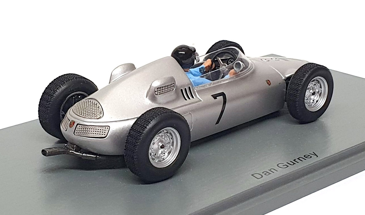Spark 1/43 Scale S1947 - F1 Porsche 787 #7 Dutch GP 1961 Dan Gurney