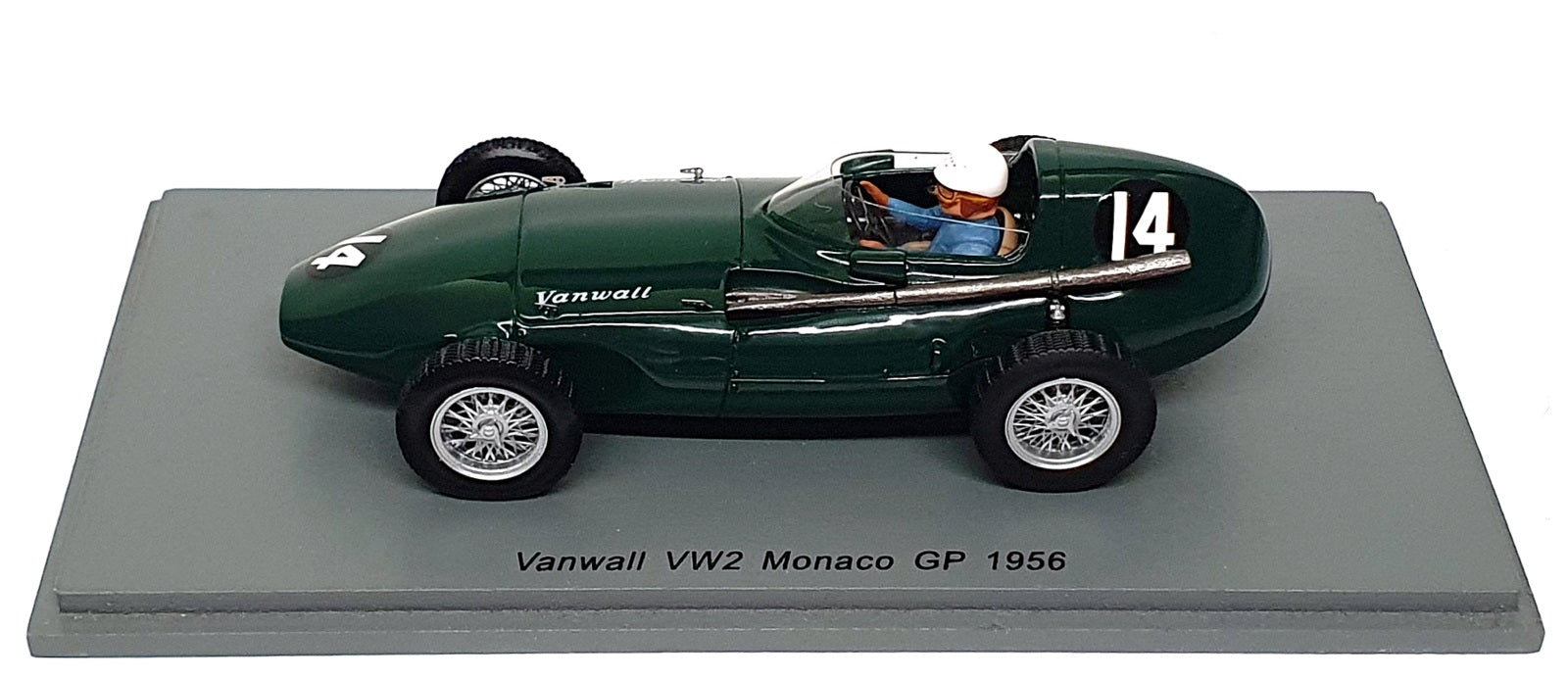 Spark 1/43 Scale S7200 - F1 Vanwall VW2 #14 Monaco GP 1956 Maurice Trintignant