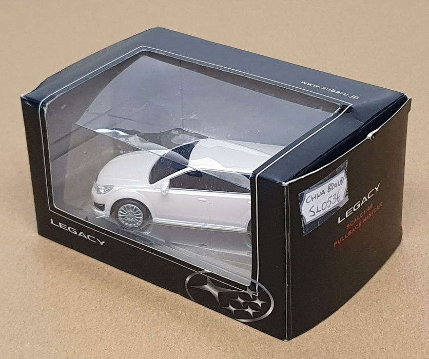 China Brand 1/46 Scale Pull Back & Go SL0536 - Subaru Legacy - White