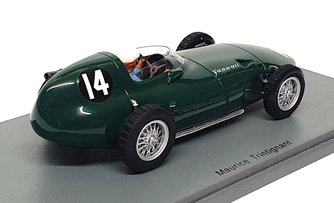 Spark 1/43 Scale S7200 - F1 Vanwall VW2 #14 Monaco GP 1956 Maurice Trintignant