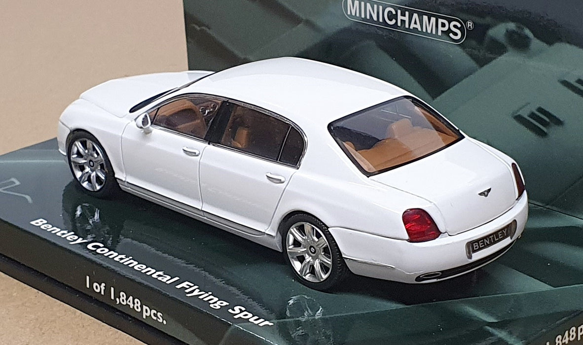 Minichamps 1/43 Scale 436 139461 - 2005 Bentley Continental Flying Spur - White