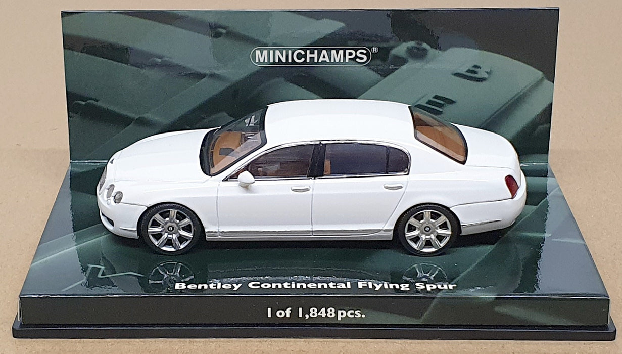 Minichamps 1/43 Scale 436 139461 - 2005 Bentley Continental Flying Spur - White