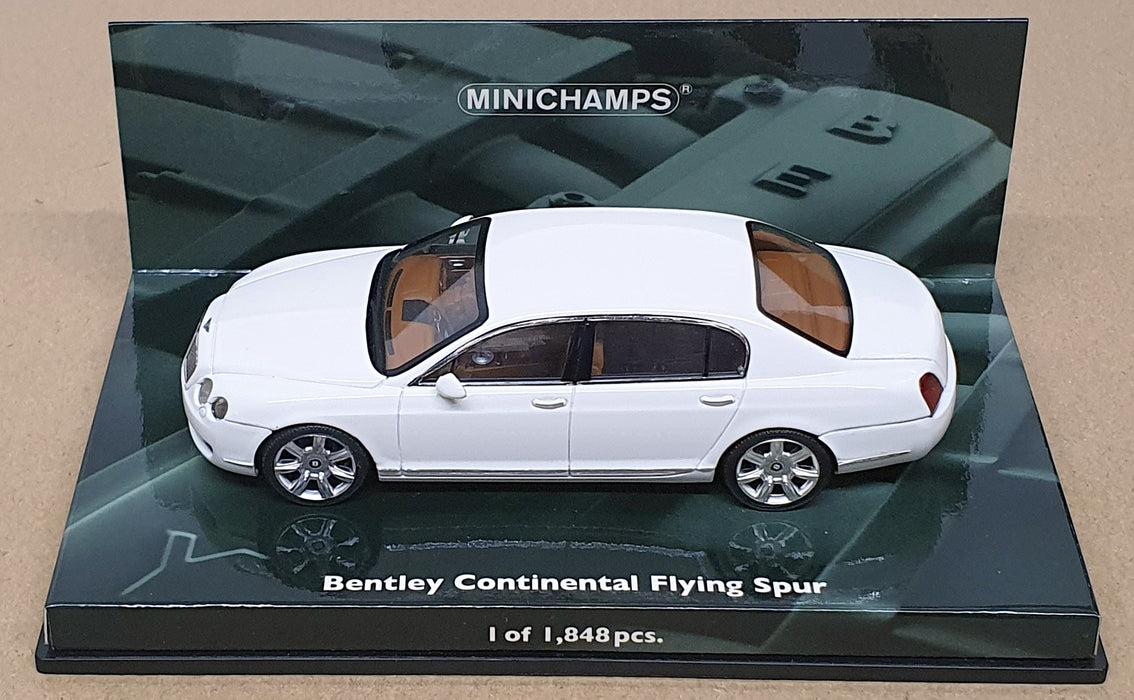 Minichamps 1/43 Scale 436 139461 - 2005 Bentley Continental Flying Spur - White