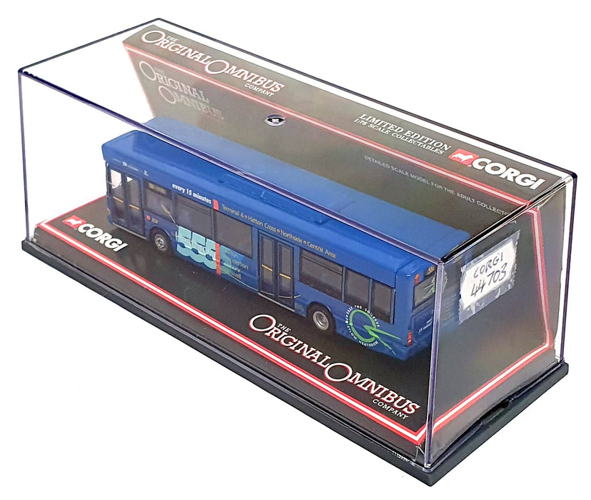 Corgi 1/76 Scale 44703 - Dennis Dart SLF Pointer 2 Dual Dr. London Utd Rt. 556