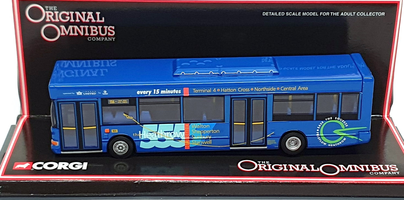 Corgi 1/76 Scale 44703 - Dennis Dart SLF Pointer 2 Dual Dr. London Utd Rt. 556