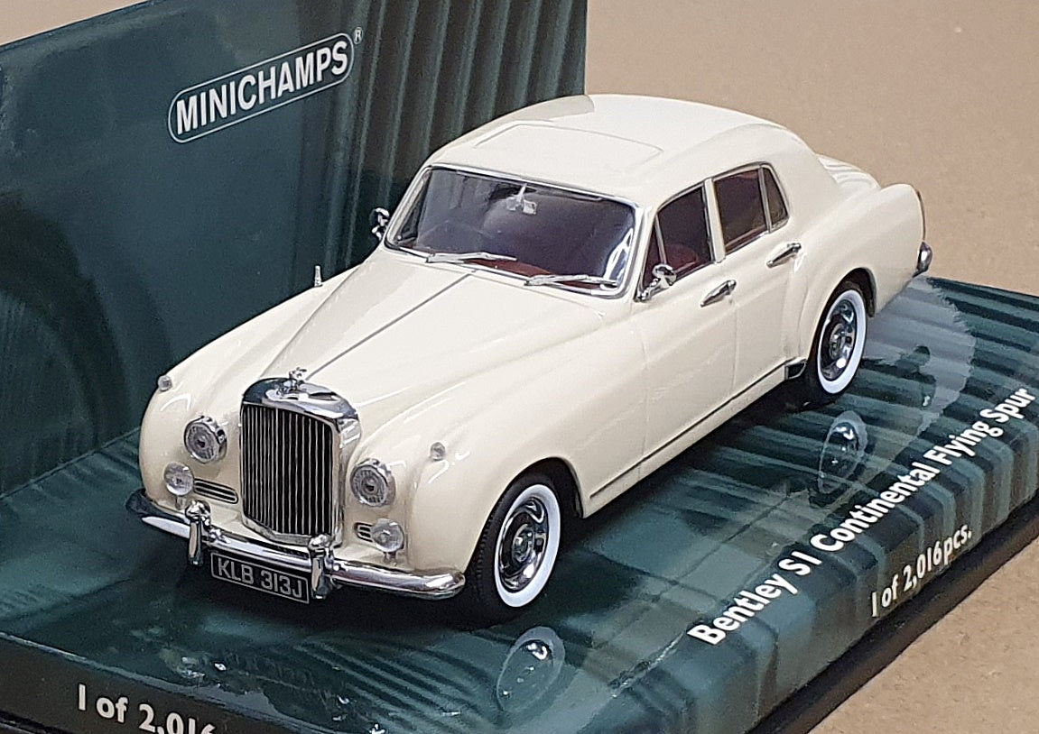 Minichamps 1/43 Scale 436 139551 '56 Bentley SI Continental Flying Spur - Cream