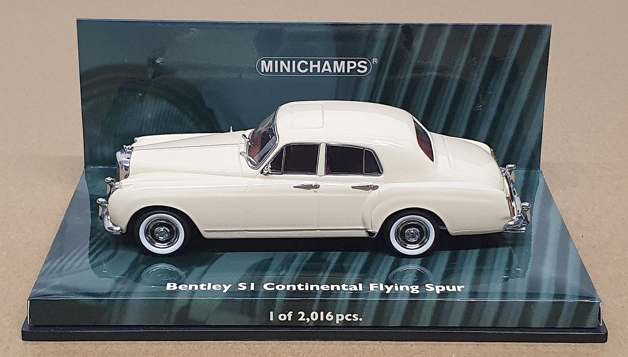 Minichamps 1/43 Scale 436 139551 '56 Bentley SI Continental Flying Spur - Cream
