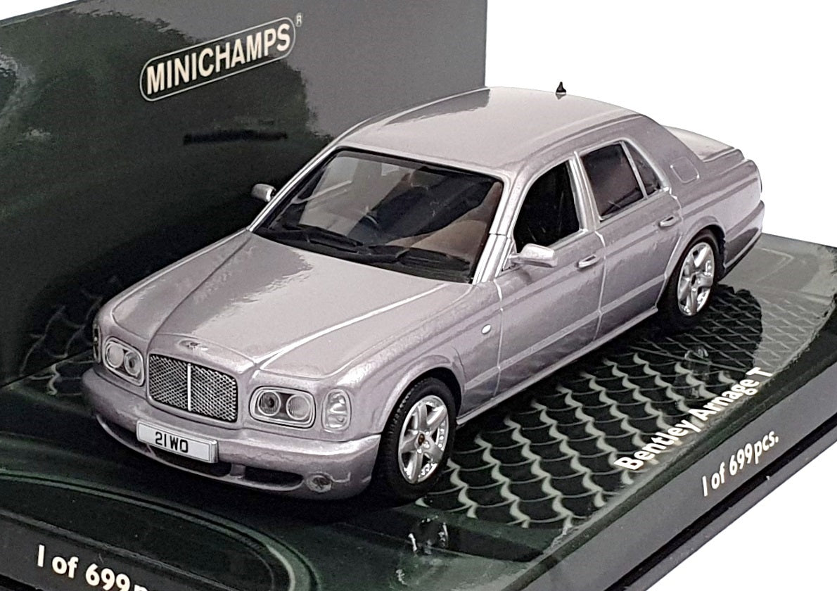 Minichamps 1/43 Scale 436 139074 - 2003 Bentley Arnage T - Silver