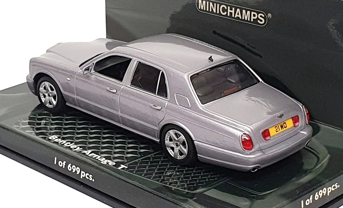Minichamps 1/43 Scale 436 139074 - 2003 Bentley Arnage T - Silver