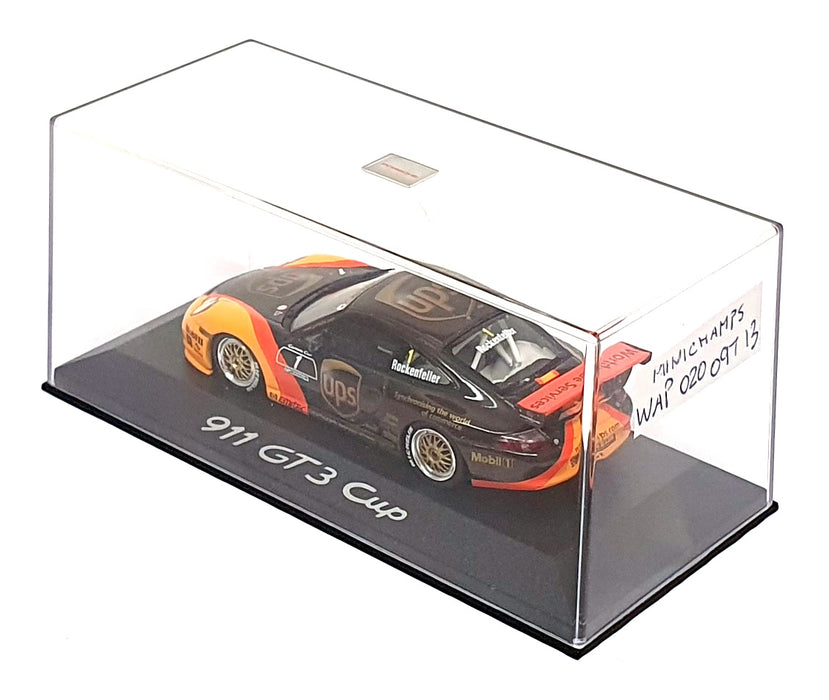 Minichamps 1/43 Scale WAP 020 097 13 - UPS Porsche 911 GT3 Cup #1 Rockenfeller