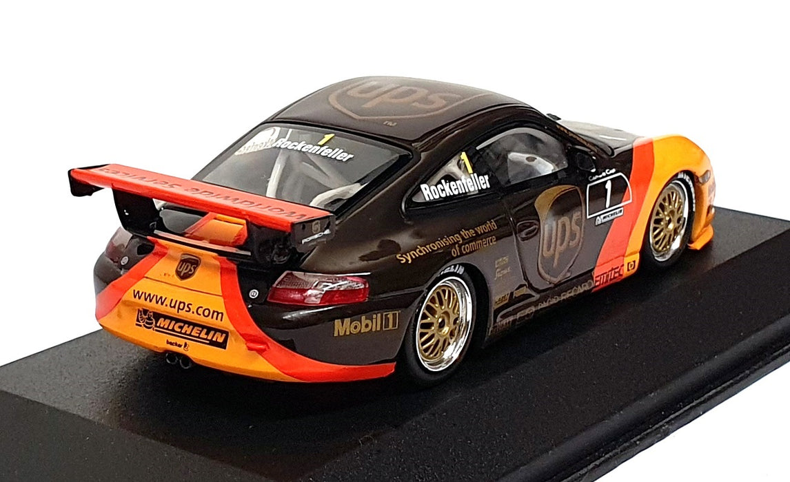 Minichamps 1/43 Scale WAP 020 097 13 - UPS Porsche 911 GT3 Cup #1 Rockenfeller