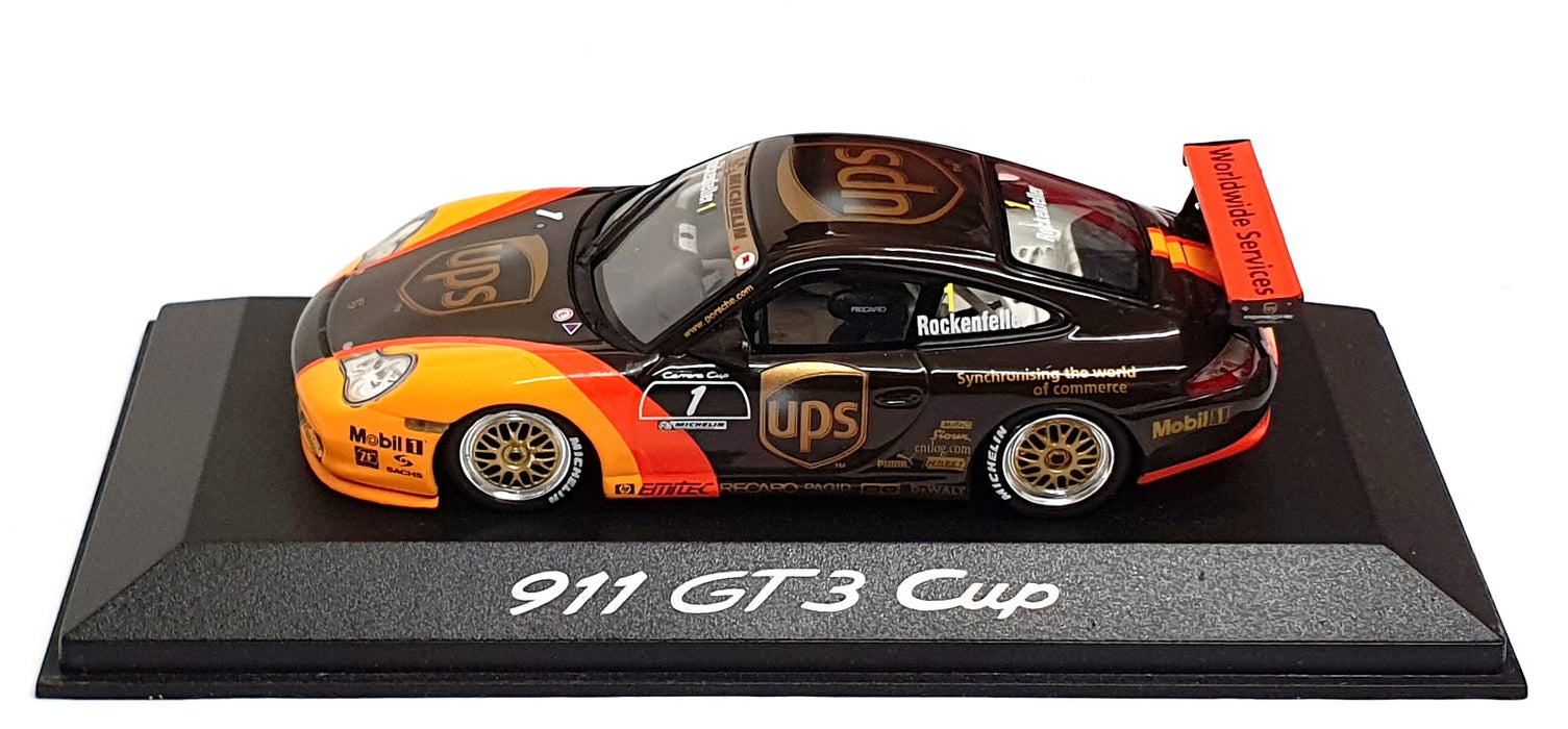 Minichamps 1/43 Scale WAP 020 097 13 - UPS Porsche 911 GT3 Cup #1 Rockenfeller