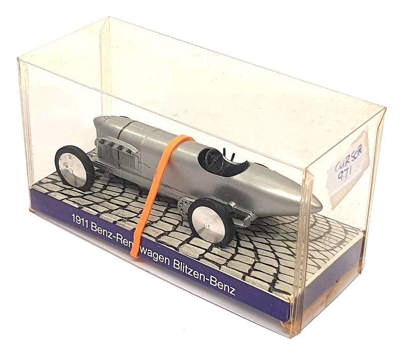 Cursor 1/43 Scale 971 - 1911 Mercedes Benz Rennwagen Blitzen - Silver