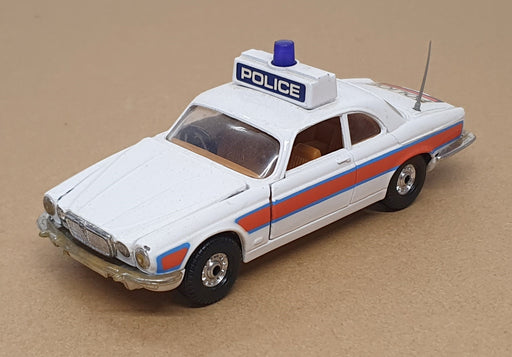 Corgi Appx 12cm Long Original Diecast 429 - Police Jaguar XJ12C - White