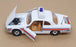 Corgi Appx 12cm Long Original Diecast 429 - Police Jaguar XJ12C - White