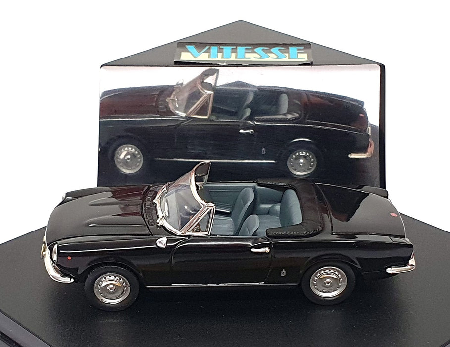 Vitesse 1/43 Scale Diecast 046D - Fiat 124 BS1 Spider Sport - Black