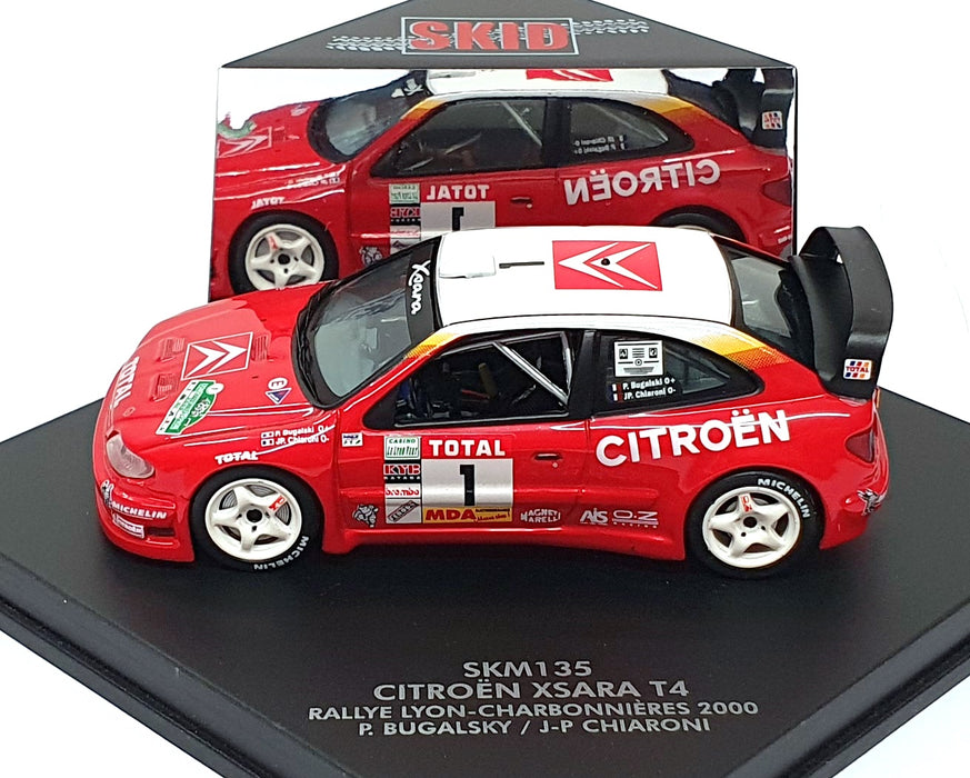 Skid 1/43 Scale SKM135 - Citroen Xsara T4 #1 Rallye Lyon Bugalsky/Chiaroni