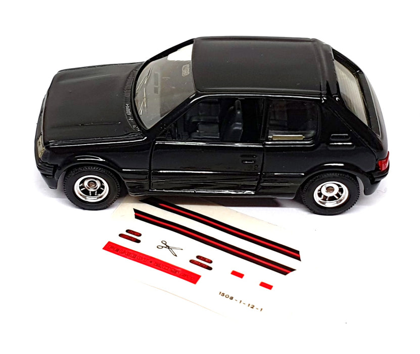 Solido 1/43 Scale Diecast 1508 - Peugeot 205 GTI - Black