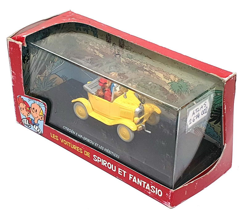 Atlas Editions 1/43 Scale 2 674 002 - Citroen 5 HP-Spirou Et Les Heritiers
