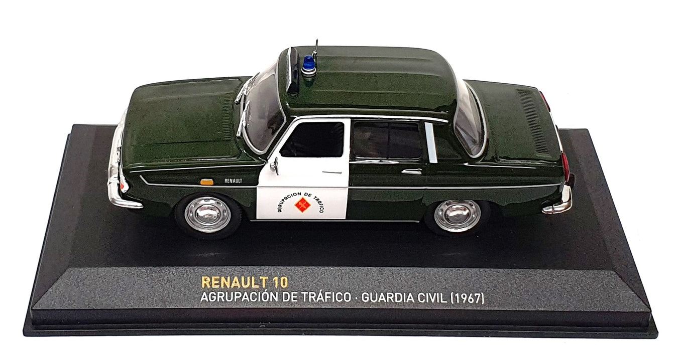 Altaya 1/43 Scale AGP10 - Renault 10 Guardia Traffic Police 1967 - Green/White