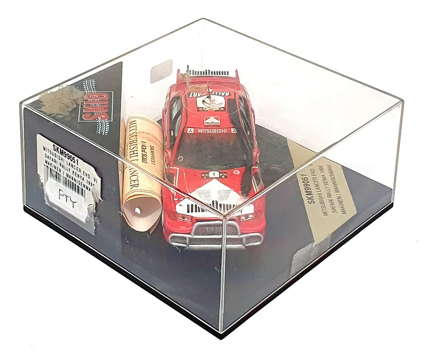 Skid 1/43 Scale SKM99051 - Mitsubishi Lancer Evo VI #1 Safari Rally 1999