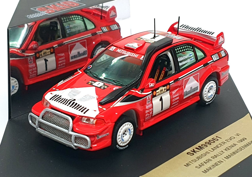 Skid 1/43 Scale SKM99051 - Mitsubishi Lancer Evo VI #1 Safari Rally 1999
