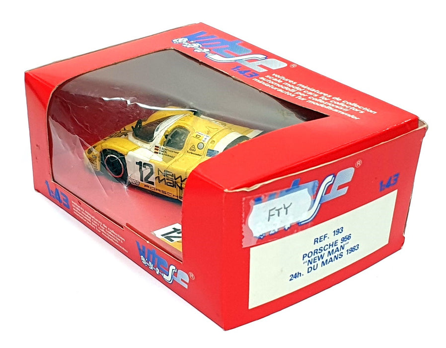 Vitesse 1/43 Scale 193 - Porsche 956 New Man #12 24h Le Mans 1983