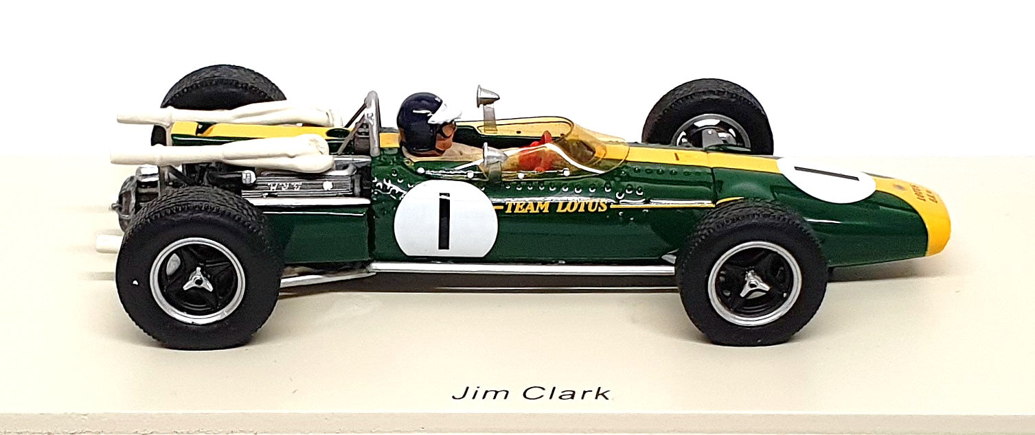 Spark 1/43 Scale S2143 - F1 Lotus 43 BRM #1 Winner US GP 1966 Jim Clark