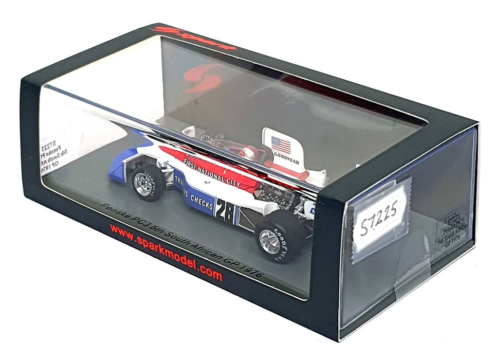 Spark 1/43 Scale S7225 - F1 Penske PC3 #28 5th South Africa GP 1976 John Watson
