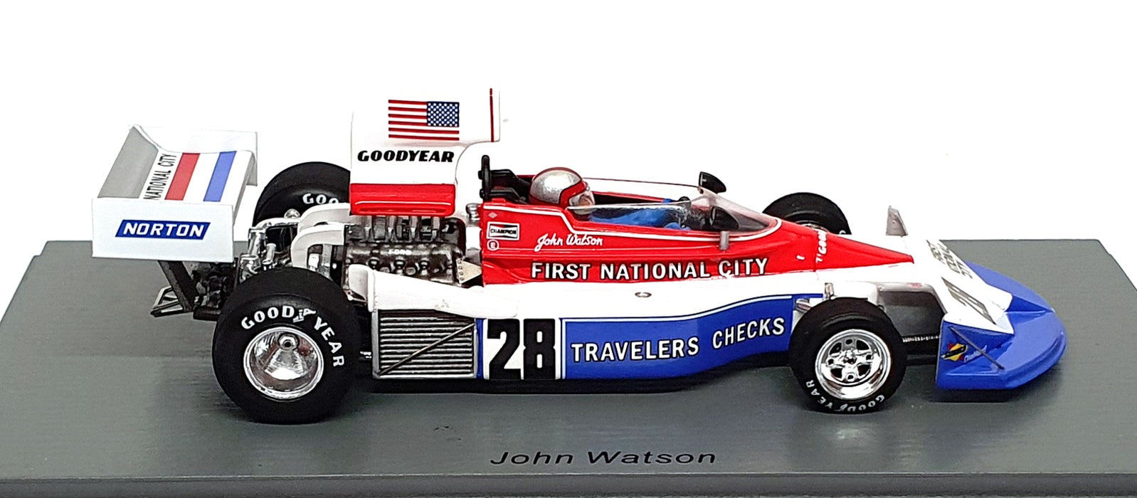 Spark 1/43 Scale S7225 - F1 Penske PC3 #28 5th South Africa GP 1976 John Watson