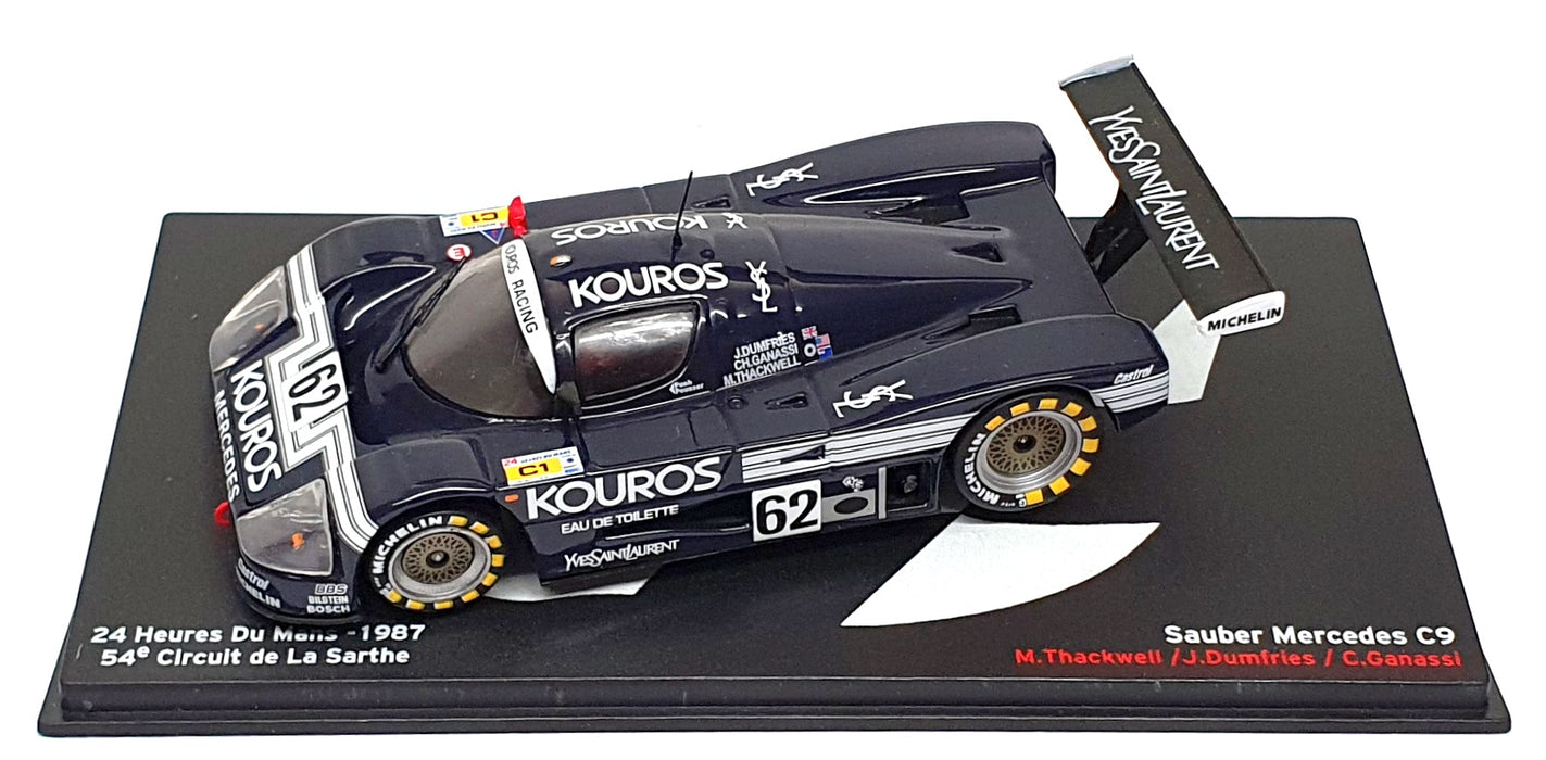 Altaya 1/43 Scale SMC987 - Sauber Mercedes C9 Kouros #62 24H Le Mans 1987
