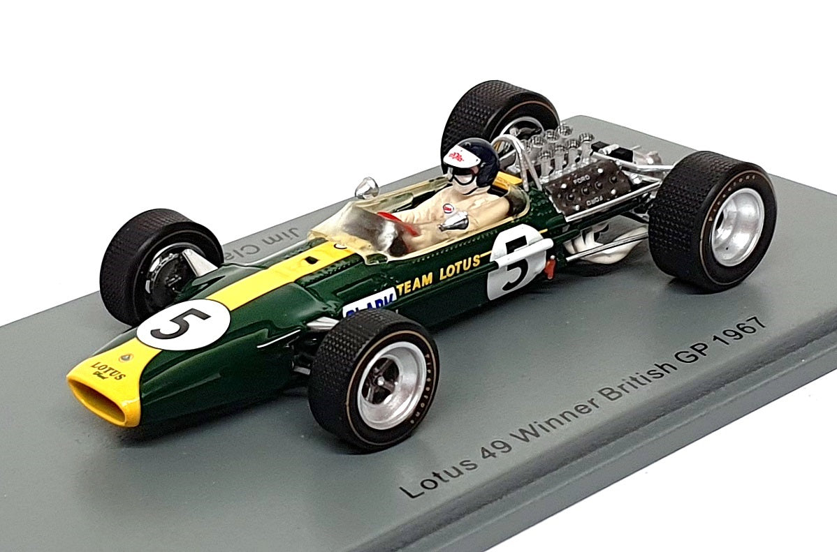 Spark 1/43 Scale S6362 - F1 Lotus 49 #5 Winner British GP 1967 Jim Clark