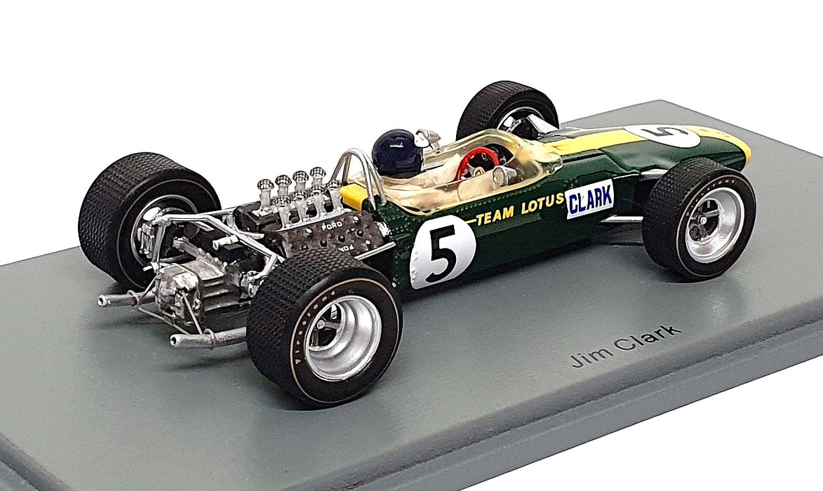 Spark 1/43 Scale S6362 - F1 Lotus 49 #5 Winner British GP 1967 Jim Clark