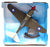 New Ray Sky Pilot 20213 - Curtiss P-40 US Military Aircraft 81576 - Green