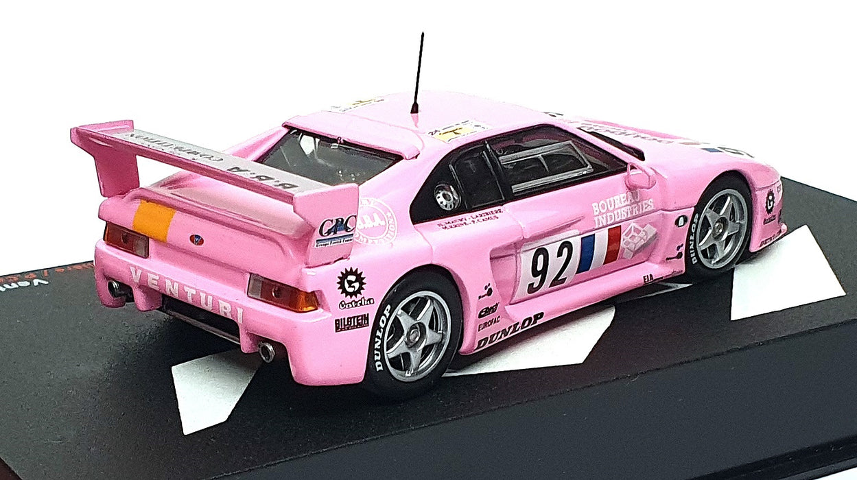 Altaya 1/43 Scale V593P - Venturi 500 LM #92 24H Le Mans 1993 - Pink