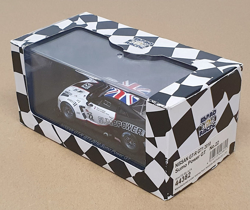 Ebbro 1/43 Scale 44382 - Nissan GT-R GT1 2010 Sumo Power GT 2010 #22