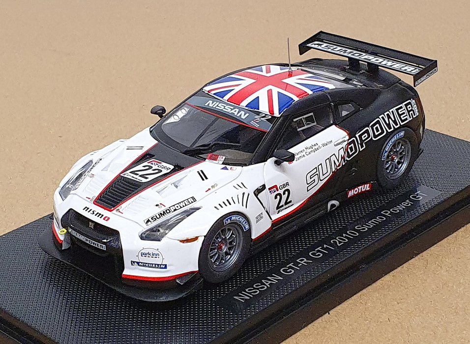 Ebbro 1/43 Scale 44382 - Nissan GT-R GT1 2010 Sumo Power GT 2010 #22