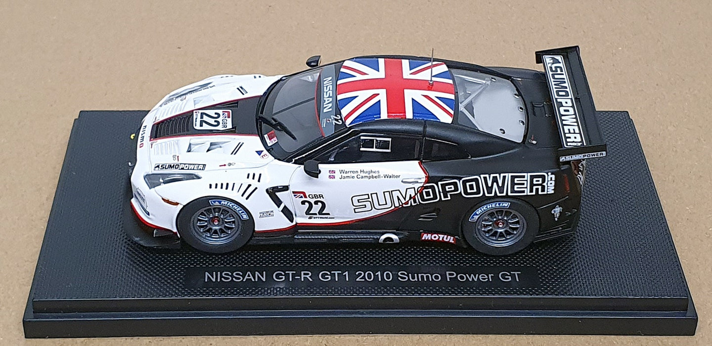 Ebbro 1/43 Scale 44382 - Nissan GT-R GT1 2010 Sumo Power GT 2010 #22