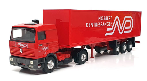 Eligor 1/43 Scale 4042 - Renault Truck & Trailer Norbet Dentressangle - Red
