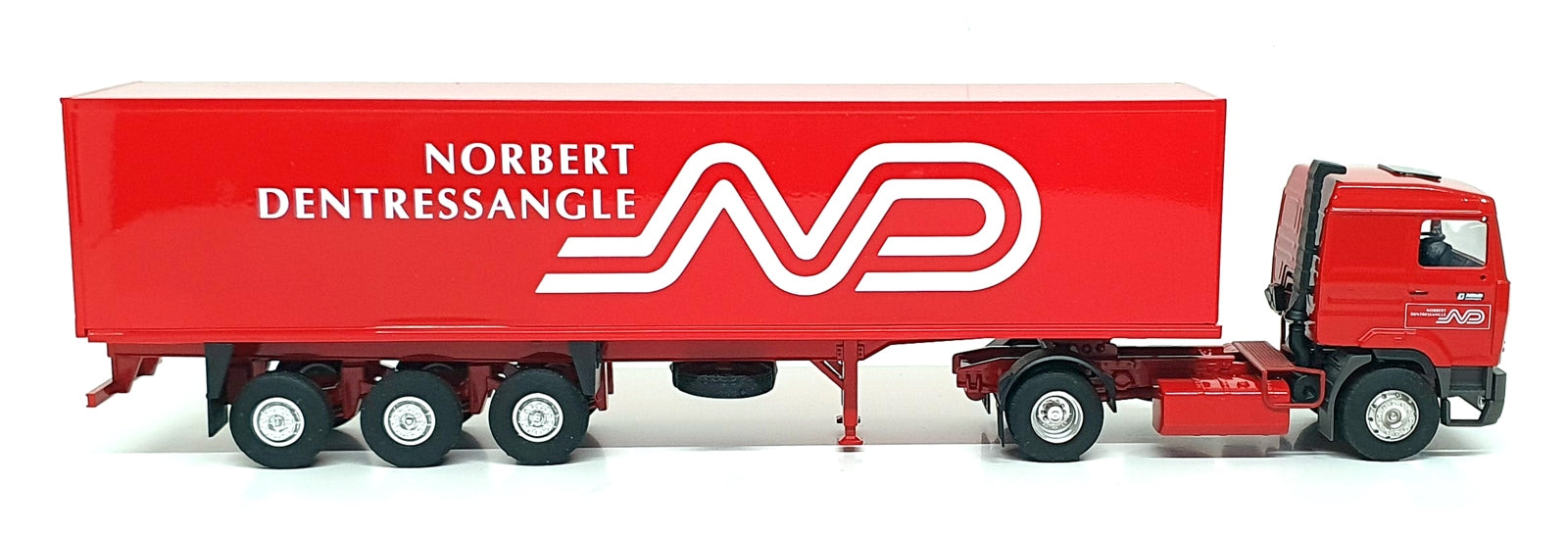 Eligor 1/43 Scale 4042 - Renault Truck & Trailer Norbet Dentressangle - Red