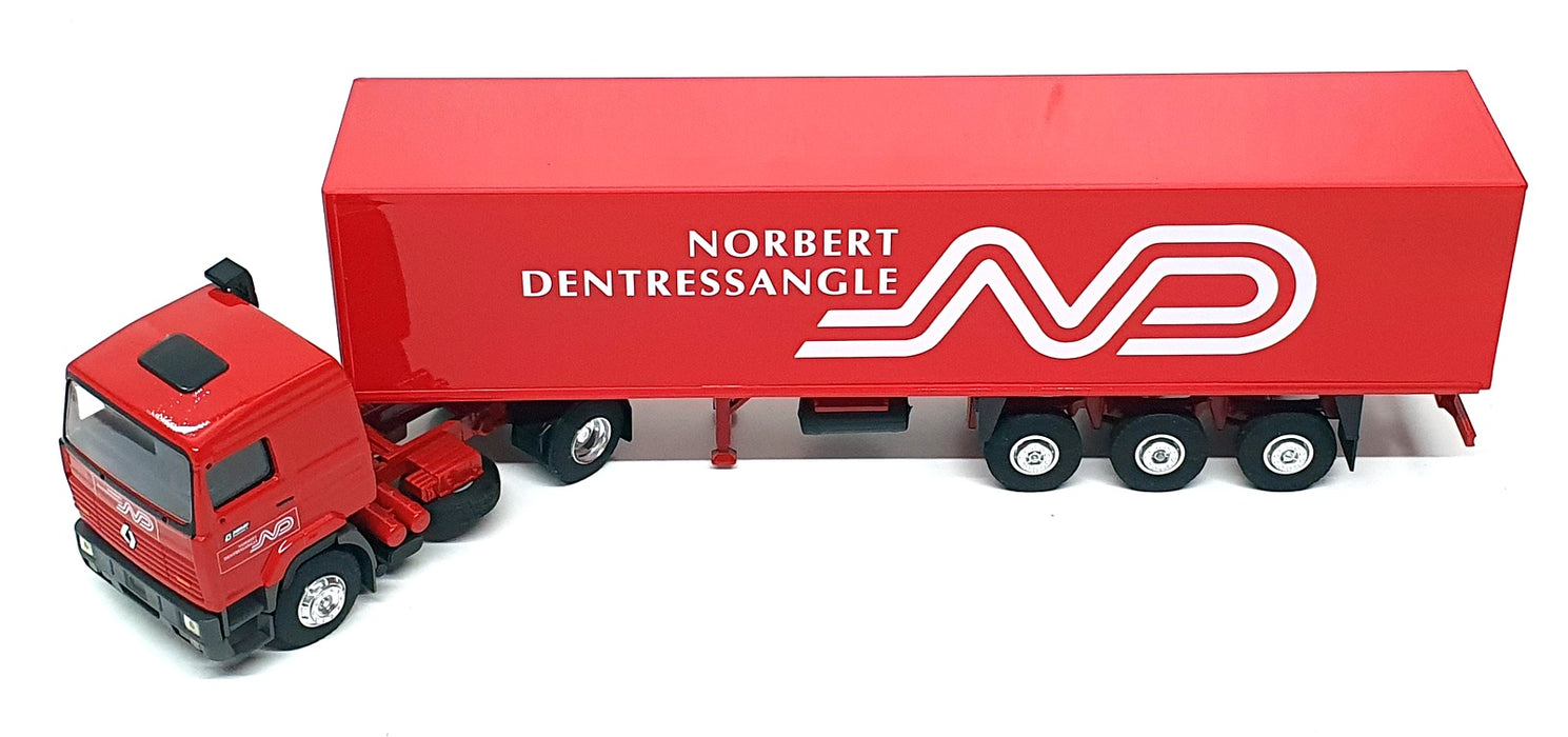 Eligor 1/43 Scale 4042 - Renault Truck & Trailer Norbet Dentressangle - Red