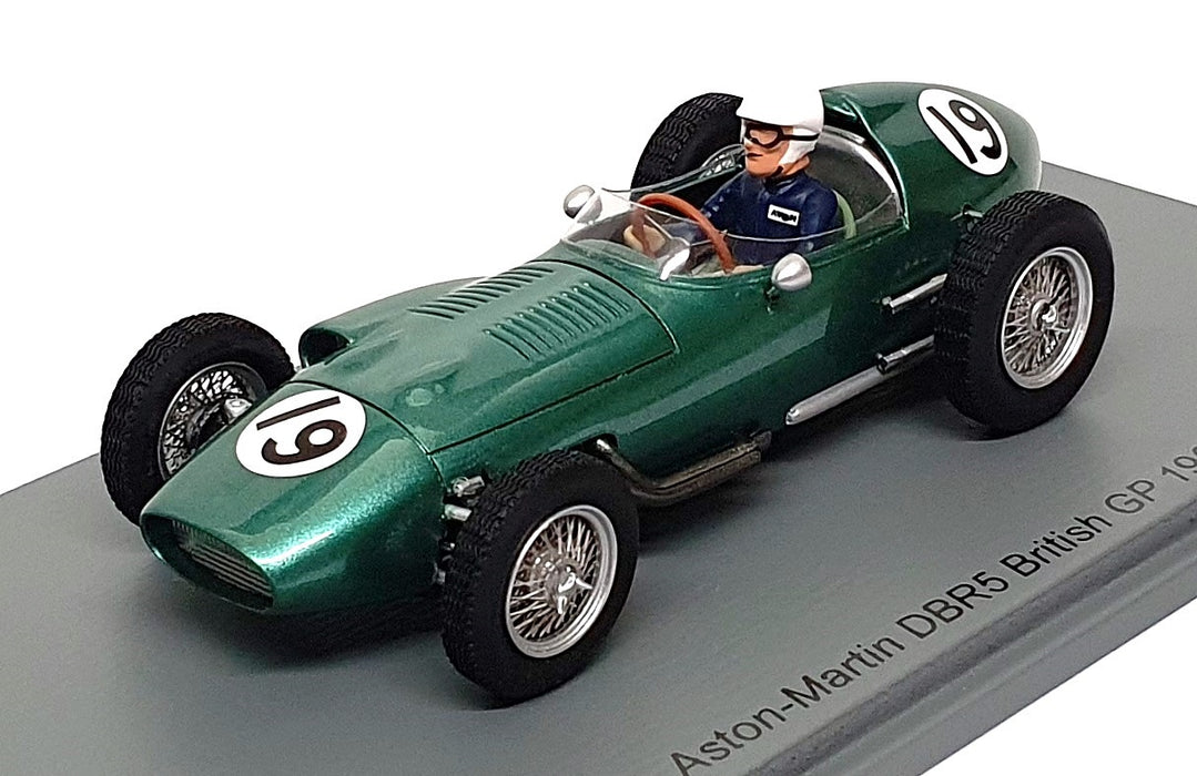 Spark 1/43 Scale S8146 - F1 Aston Martin DBR5 #19 British GP 1960 Trintignant