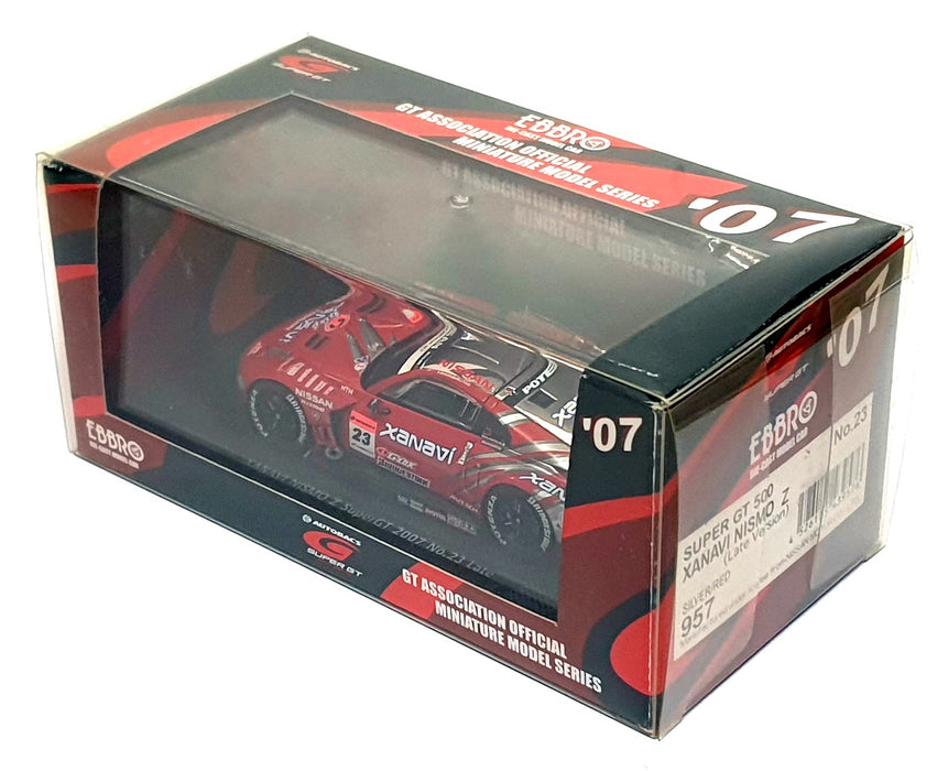Ebbro 1/43 Scale 957 - Nissan Xanavi Nismo Z #23 SuperGT 2007 Late Version