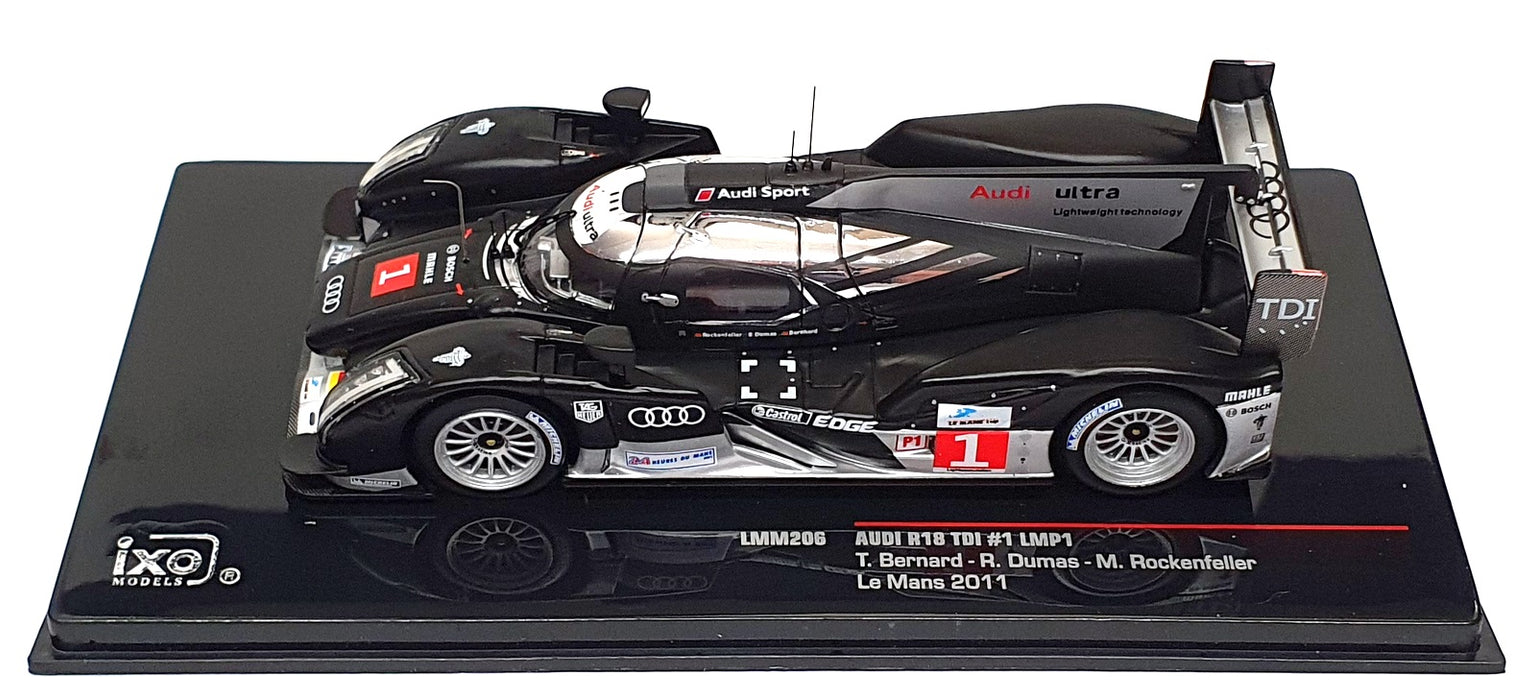 Ixo 1/43 Scale Diecast LMM206 - Audi R18 TDI #1 LMP1 Le Mans 2011