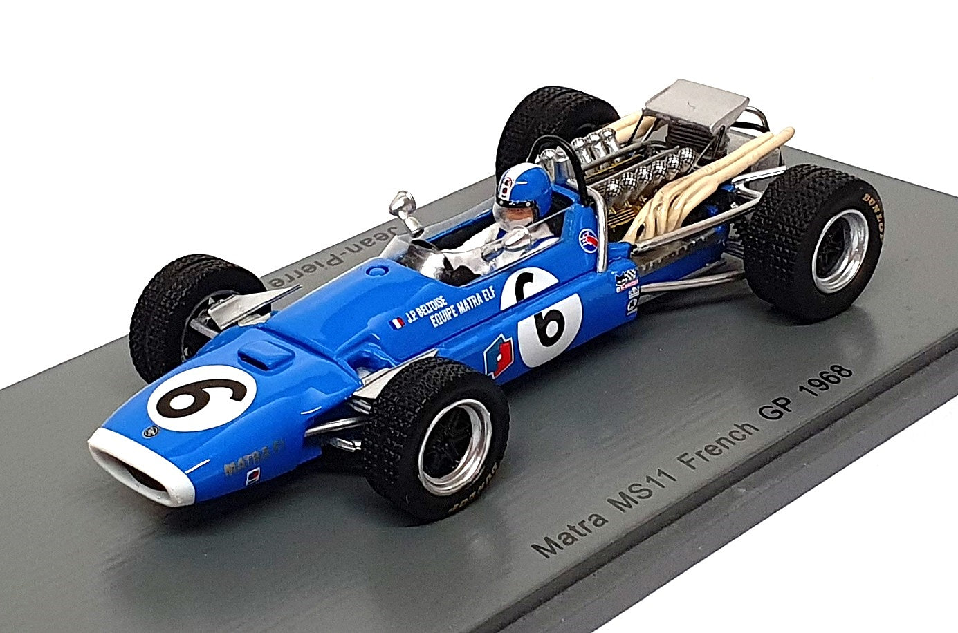 Spark 1/43 Scale S5383 - F1 Matra MS11 #6 French GP 1968 J.P. Beltoise