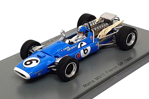 Spark 1/43 Scale S5383 - F1 Matra MS11 #6 French GP 1968 J.P. Beltoise